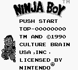 Ninja Boy screenshot 4 for GameBoy
